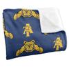 North Carolina A&T State University Blanket, 50"x60" Logo Pattern Silky Touch Super Soft Throw Blanket view 3