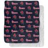 St. John's University Blanket, 50"x60" Logo Pattern Silky Touch Sherpa Back Super Soft Throw Blanket view 1