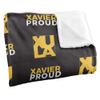 Xavier University of Louisiana Blanket, 50"x60" Logo Pattern Silky Touch Super Soft Throw Blanket view 3