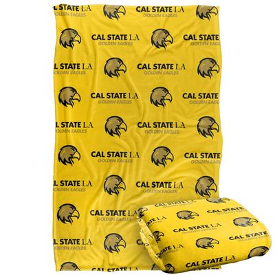 California State University Los Angeles Blanket, 36"x58" Logo Pattern Silky Touch Super Soft Throw Blanket
