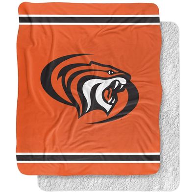 University of The Pacific Blanket, 50"x60" Primary Logo Silky Touch Sherpa Back Super Soft Throw Blanket