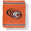 University of The Pacific Blanket, 50"x60" Primary Logo Silky Touch Sherpa Back Super Soft Throw Blanket view 1