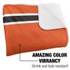University of The Pacific Blanket, 50"x60" Primary Logo Silky Touch Sherpa Back Super Soft Throw Blanket view 3