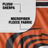 University of The Pacific Blanket, 50"x60" Primary Logo Silky Touch Sherpa Back Super Soft Throw Blanket view 4