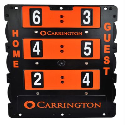 Carrington Set of 3 Tennis Scoreboards - 2 Sizes and Language Choices - Perfect for displaying Scores During Matches (23'' x 18'' - English)