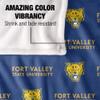Fort Valley State University Blanket, 36"x58" Logo Pattern Silky Touch Super Soft Throw Blanket view 4