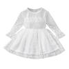 Children Kids Toddler Infant Newborn Baby Girls Long Sleeve Solid Polka Dot Cardigans for Toddler (White, 3-6 Months) view 1