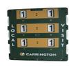 Carrington Set of 3 Tennis Scoreboards - 2 Sizes and Language Choices - Perfect for displaying Scores During Matches (23'' x 18'' - French) view 2