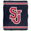 St. John's University Blanket, 50"x60" Primary Logo Silky Touch Sherpa Back Super Soft Throw Blanket view 2