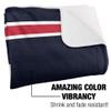 St. John's University Blanket, 50"x60" Primary Logo Silky Touch Sherpa Back Super Soft Throw Blanket view 3