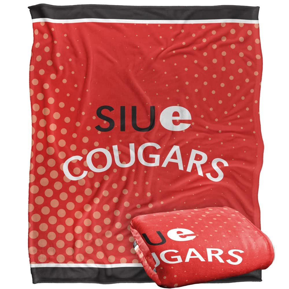 Southern Illinois University Edwardsville Blanket, 50"x60" Logo Dots Silky Touch Super Soft Throw Blanket