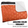 University of The Pacific Blanket, 50"x60" Logo Dots Silky Touch Sherpa Back Super Soft Throw Blanket view 3
