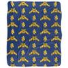 North Carolina A&T State University Blanket, 50"x60" Logo Pattern Silky Touch Sherpa Back Super Soft Throw Blanket view 2