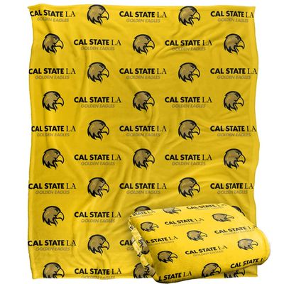 California State University Los Angeles Blanket, 50"x60" Logo Pattern Silky Touch Super Soft Throw Blanket
