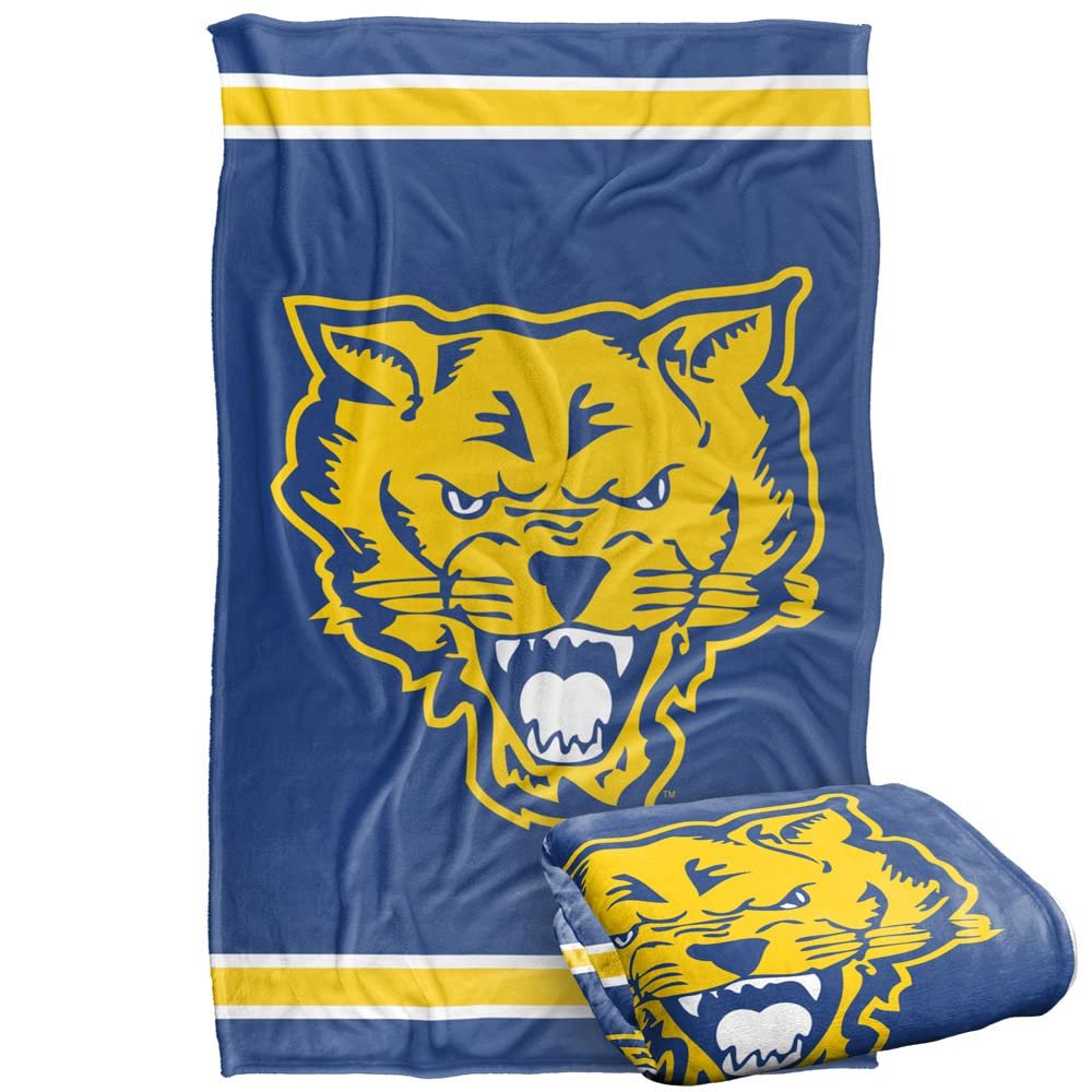 Fort Valley State University Blanket, 36"x58" Primary Logo Silky Touch Super Soft Throw Blanket