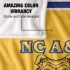 North Carolina A&T State University Blanket, 50"x60" Primary Logo Silky Touch Super Soft Throw Blanket view 4