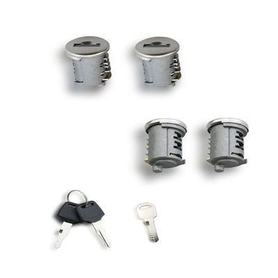 4 Pack Lock Cylinders,for Yakima Car Rack System Components Includes 4 Cylinders Cores, 2 Keys and 1 Control Key,Lockable Accessories for Yakima Bikes, Surfboards, Canoes,Kayaks,Ski,Snowboard Racks.