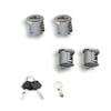 4 Pack Lock Cylinders,for Yakima Car Rack System Components Includes 4 Cylinders Cores, 2 Keys and 1 Control Key,Lockable Accessories for Yakima Bikes, Surfboards, Canoes,Kayaks,Ski,Snowboard Racks. view 1