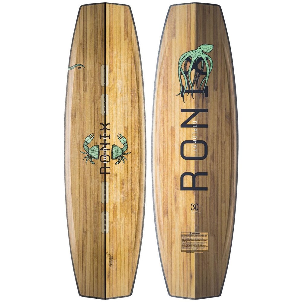 Ronix Wakeboard The Diplomat - All Over Flex - Natural / Marine Mint - 148