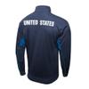 Icon Sports Officially Licensed U.S. Soccer Full Zip Up Active Adult Training Soccer Track Jacket | Fortress, Navy/Blue, Small view 2