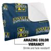 La Salle University Blanket, 50"x60" Logo Pattern Silky Touch Sherpa Back Super Soft Throw Blanket view 3