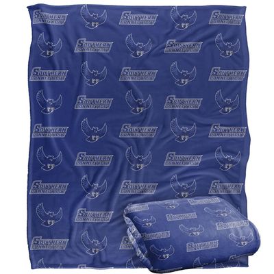 Southern Connecticut State University Blanket, 50"x60" Logo Pattern Silky Touch Super Soft Throw Blanket