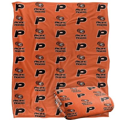 University of The Pacific Blanket, 50"x60" Logo Pattern Silky Touch Super Soft Throw Blanket