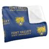 Fort Valley State University Blanket, 50"x60" Logo Pattern Silky Touch Super Soft Throw Blanket view 3