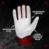 BRUCE BOLT Chrome Series Short Cuff Maroon Batting Glove - Maroon XXLarge view 3