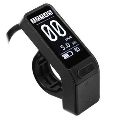 Computer, IP65 LCD Display Compatible 24V 36V 48V Speedometer and Odometer, Multifunctional Computer for BBS01 BBS02 BBSHD Mid Motor for 22.2mm