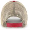 47 Arkansas Razorbacks Mens Womens Trawler Clean Up Adjustable Snapback Dark Red Team Color Logo Hat view 2