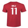 Wales Soccer #11 Bale World Football Fans Adult Unisex T-Shirt (Red, 4X-Large) view 3