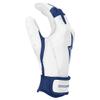 BRUCE BOLT Chrome Series Short Cuff Navy Batting Glove - Navy XXLarge view 4