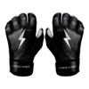BRUCE BOLT Chrome Series Short Cuff Black Batting Glove - Black XLarge view 1