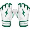 BRUCE BOLT Chrome Series Short Cuff Green Batting Glove - Green XXLarge view 1