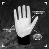 BRUCE BOLT Chrome Series Short Cuff Black Batting Glove - Black XXLarge view 3