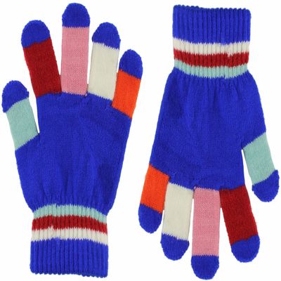 Magic Kids Multicoloured Gloves in Royal Blue, size: One Size