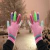 Magic Kids Multicoloured Gloves in Light Pink, size: One Size view 2