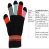 Magic Kids Multicoloured Gloves in Black 2, size: One Size view 3