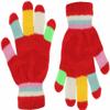 Magic Kids Multicoloured Gloves in Red 2, size: One Size view 1