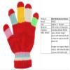 Magic Kids Multicoloured Gloves in Red 2, size: One Size view 3
