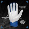 BRUCE BOLT Chrome Series Short Cuff Royal Batting Glove - Royal XXLarge view 3