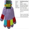 Magic Kids Multicoloured Gloves in Lilac, size: One Size view 2