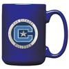 Heritage Pewter Citadel 15 Ounce Coffee Mug | Mug for Coffee, Beverages | Intricately Crafted Metal Pewter Alma Mater Inlay view 1