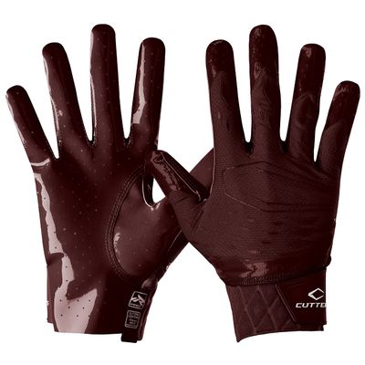 Cutters Rev Pro 5.0 Receiver Gloves Solid Maroon XL
