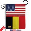 World Cup Belgium USA Friendship Flag 2 Pcs Banner Room Wall Art Flag Patio Lawn Garden Outdoor Decorations Indoor Tapestry Yard Signs FIFA Gifts Team Qatar Trophy Soccer Game Football Made in USA view 2