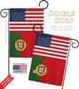 Americana Home & Garden World Cup Portugal Friendship Wall American Flag Banner Pack Patio Porch Lawn Garden Outdoor Decorations Tapestry FIFA Gifts Team Qatar Trophy Soccer Game Football, Made In USA view 3