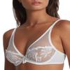 Aubade Women's Lovessence Plunging Triangle Bra, White (Blanc), 32B view 1