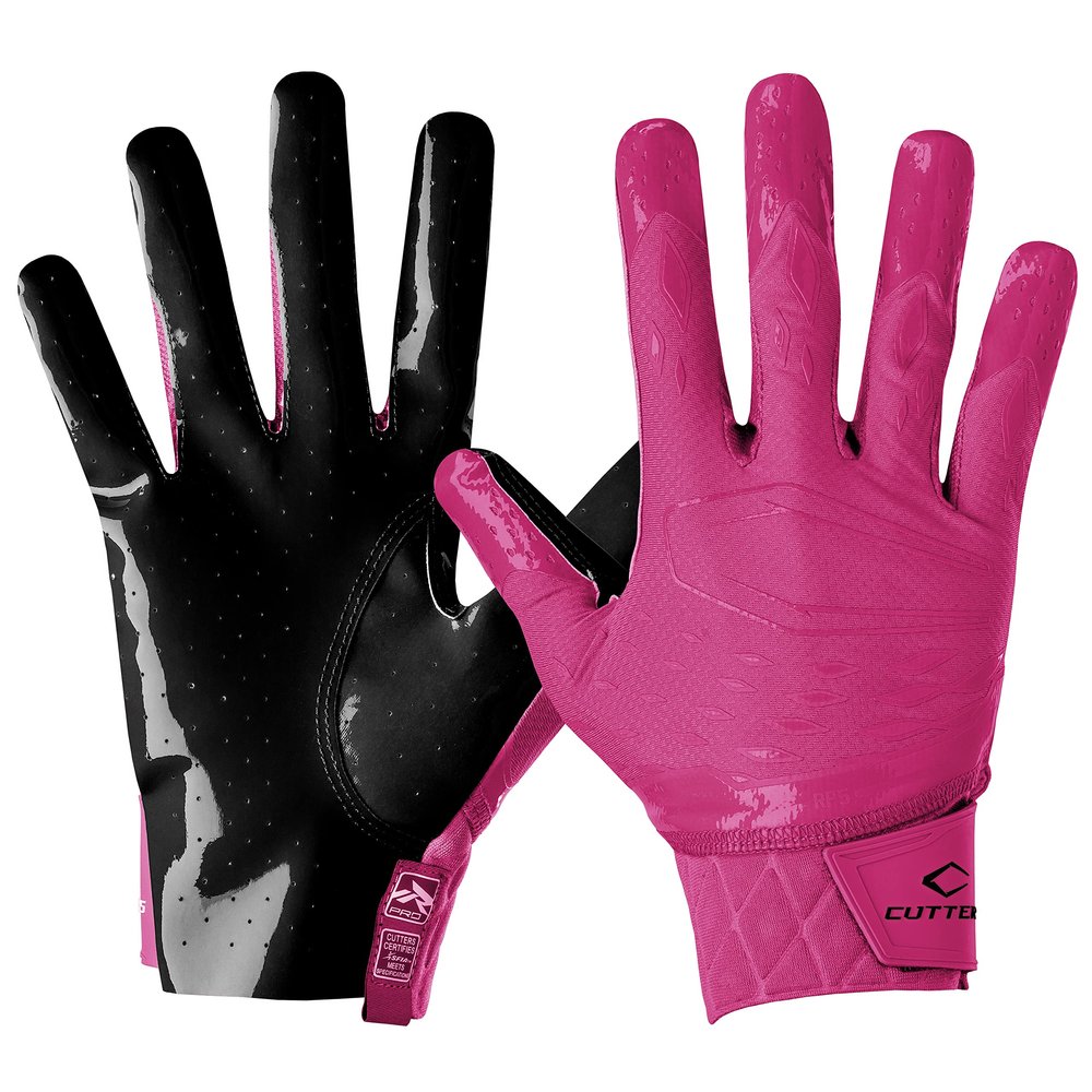 Cutters Rev Pro 5.0 Receiver Gloves Solid Pink XXXL