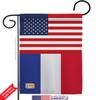 World Cup France USA Friendship Flag Support Our Troops Banner Pack Wall Art Flag Room Decorations Indoor Outdoor Tapestry Yard Signs FIFA Gifts Team Qatar Trophy Soccer Game Football Made In USA view 2